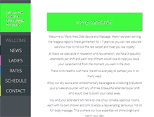 Tablet Screenshot of maxs-massage.com